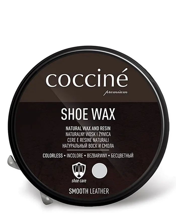 Bezbarwna, klasyczna pasta do butów z woskiem, Shoe Wax, Coccion