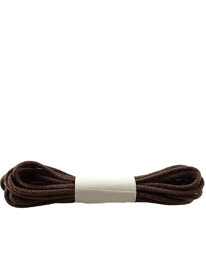 Brązowe, woskowane, sznurówki okrągłe cienkie 90 cm Halan