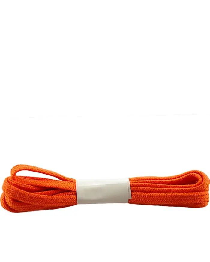 Pomarańczowe, płaskie, sznurówki do butów 120 cm Halan
