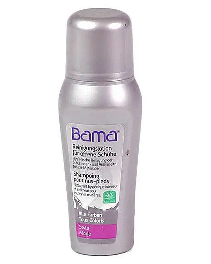 Shampoing Bama 75 ml to płyn do czyszczenia obuwia