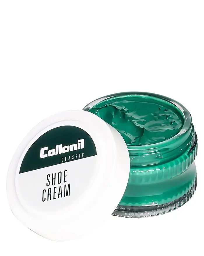 Zielony krem do skóry licowej, Shoe Cream 605 Gras Collonil