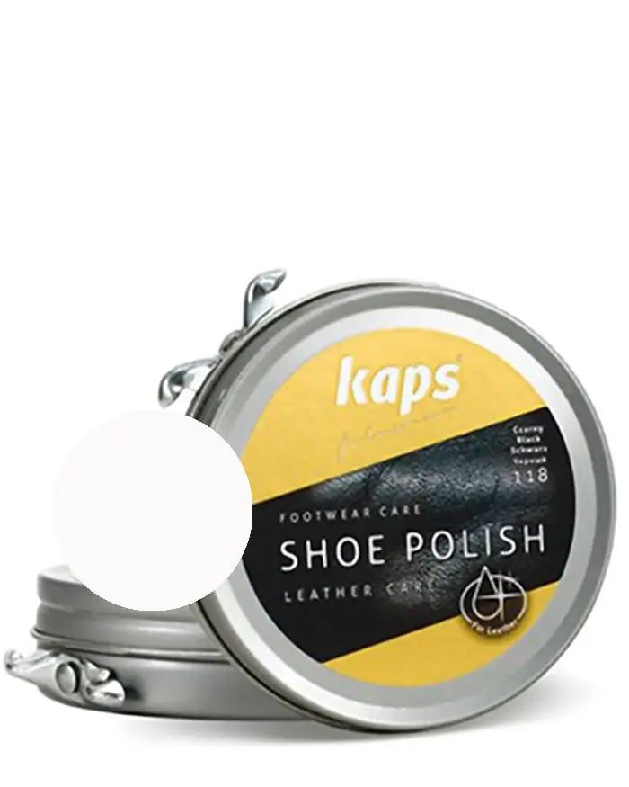 Bezbarwna, klasyczna pasta do butów, 50 ml, Shoe Polish Kaps