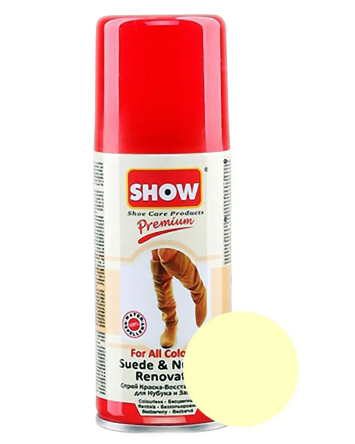 Bezbarwny renowator do butów zamszowych, nubuku Show 100 ml