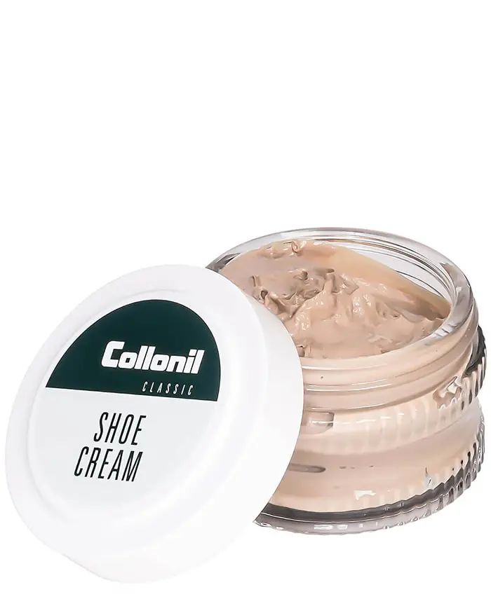 Beżowy krem do skóry licowej, Shoe Cream 095 Sahara Collonil