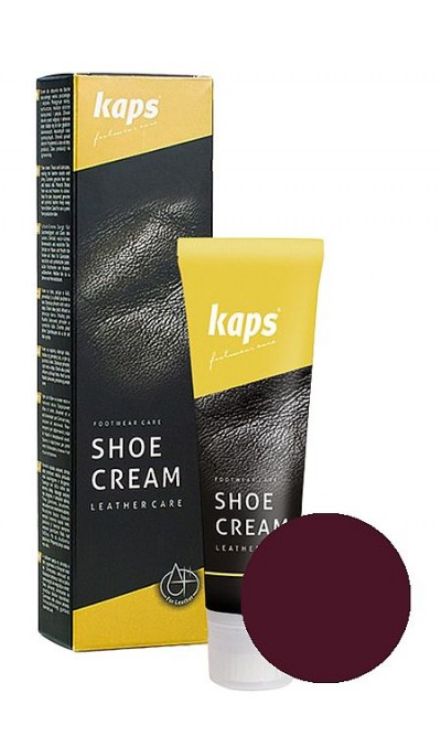 Bordowy krem, pasta do butów Shoe Cream Kaps