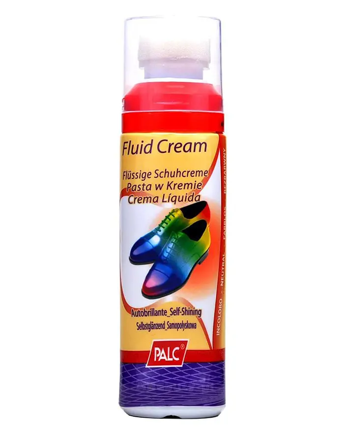 Fluid Cream, Palc, bezbarwna pasta do butów, samonabłyszczająca