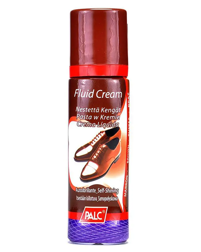 Fluid Cream, Palc, brązowa pasta do butów, samonabłyszczająca