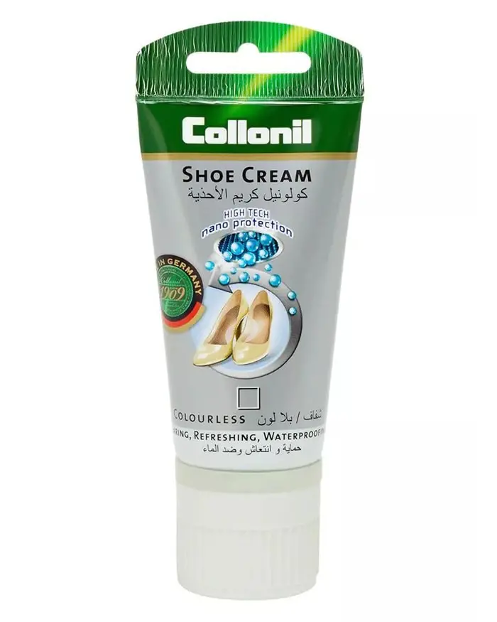 Bezbarwna Nanopasta, krem do butów Shoe Cream Collonil