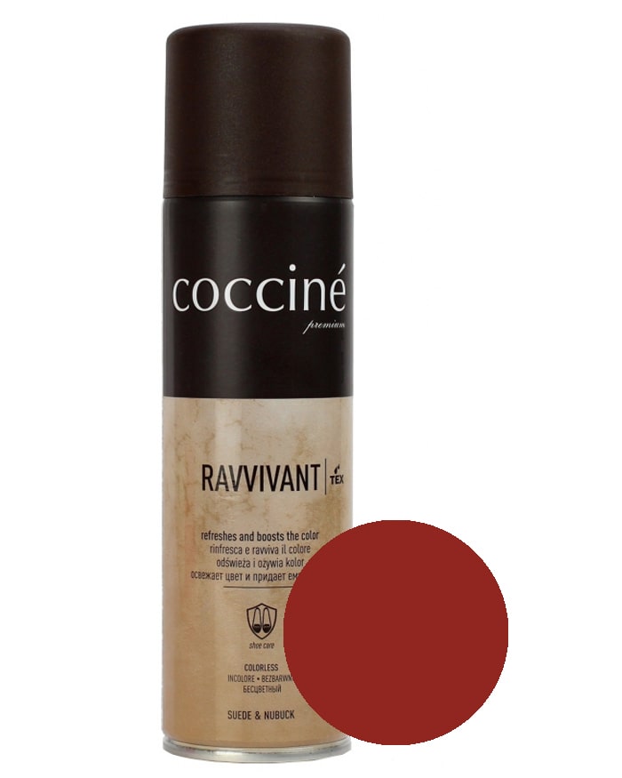 Revvivant Coccine, bordowy renowator do zamszu nubuku, 250 ml