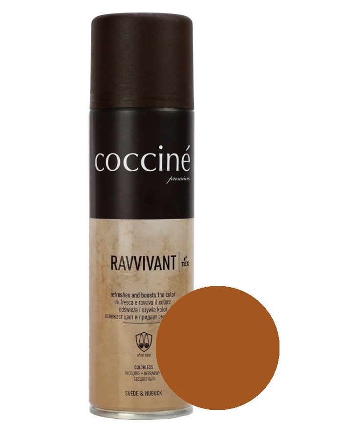 Revvivant Coccine, brązowy renowator do zamszu nubuku, 250 ml