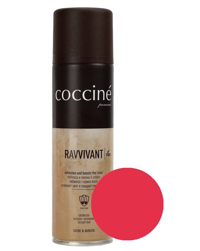 Revvivant Coccine, czerwony renowator do zamszu nubuku, 250 ml