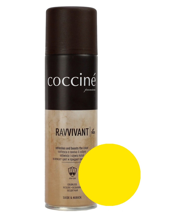 Revvivant Coccine, żółty renowator do zamszu nubuku, 250 ml