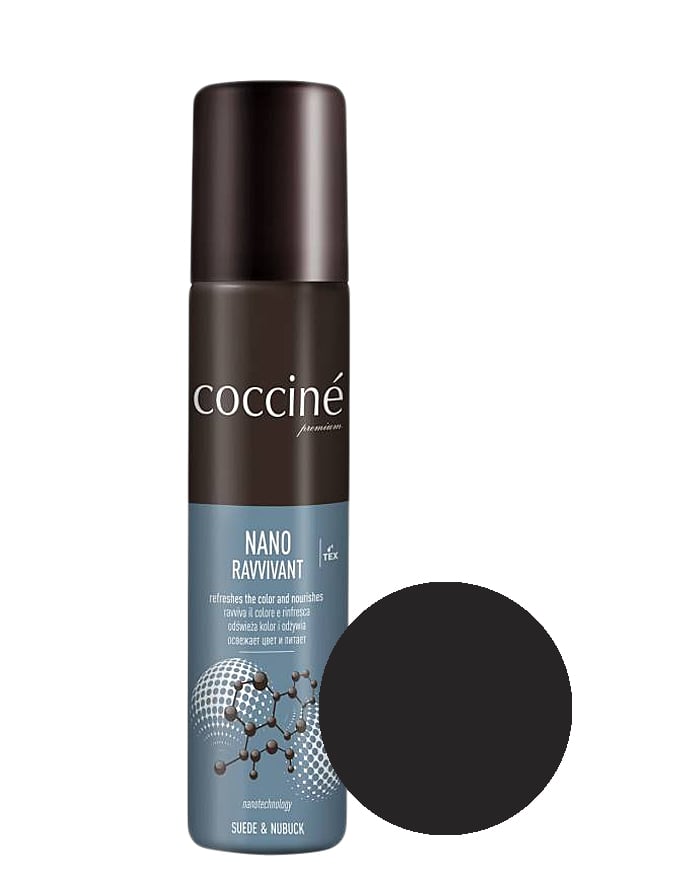 Nano Revvivant Coccine, czarna pasta do zamszu, nubuku 100 ml