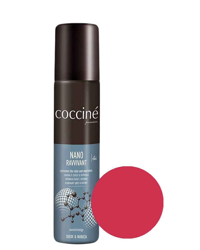 Nano Revvivant Coccine, czerwona pasta do zamszu, nubuku 100 ml