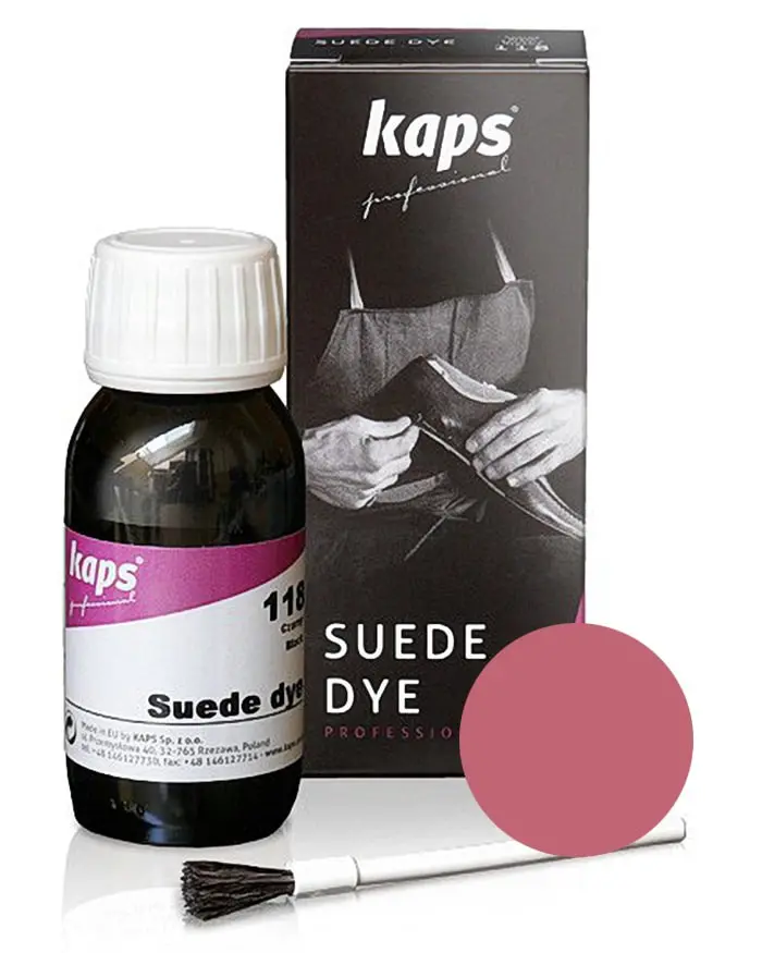 Różowy barwnik do zamszu, nubuku Suede Dye Kaps 50 ml 160