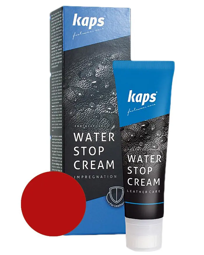 Czerwona pasta do butów, Water Stop Cream Kaps 75 ml