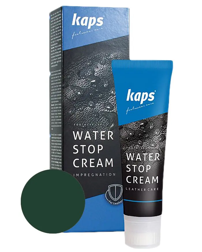 Zielona pasta do butów, Water Stop Cream Kaps 75 ml
