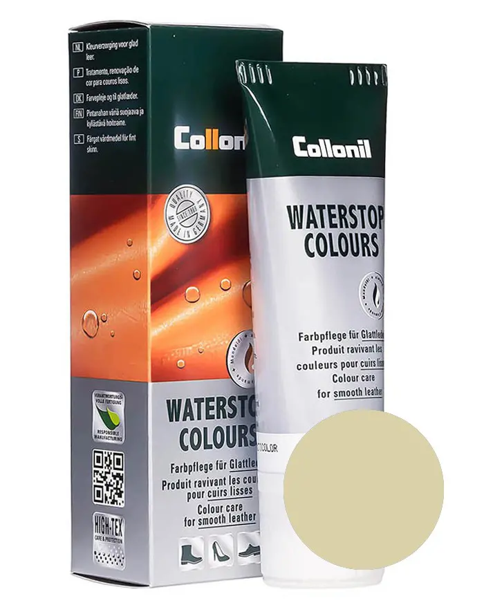 Beżowa pasta do butów, Waterstop Colours Collonil 052 75 ml